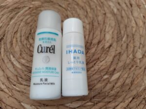 キュレルとイハダの乳液の比較