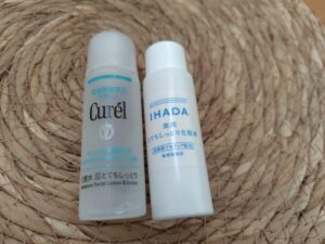 キュレルとイハダ化粧水比較①