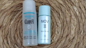 キュレルとノブⅡの化粧水